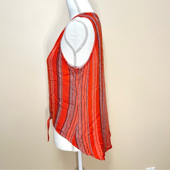 Sanctuary Striped Front Tie Sleeveless Top - Picture 6 of 14